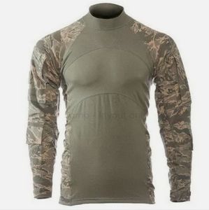 *NEW* Massif Army Combat Shirt Men Size Medium Digital ACU Camo Long Slee…